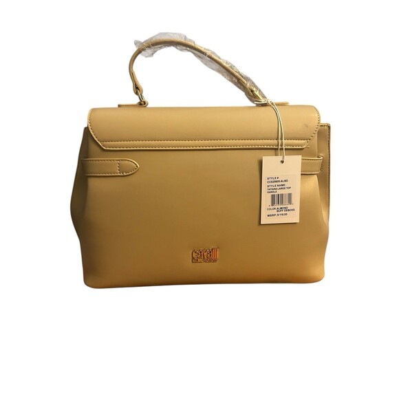 Cavalli Class Tatiana Large Top Handle Bag - Almond Color Retail $118 NWT - Picture 4 of 7